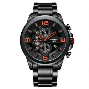Nibosi 2336 Luxury Stainless Steel Strap Casual Men's Watch - Variant 2