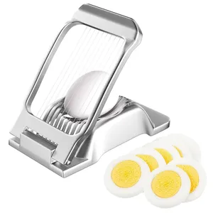 Stainless Steel Boiled Egg Slicer Section Cutter Mushroom Kitchen Chopper