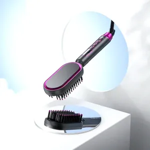 HOCO HP44 Electric Straightening Hair Brush With Digital Display