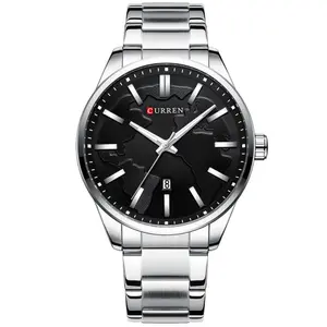  Curren 8366 Authentic Stainless Steel Analog Men's Watch  - Variant 3