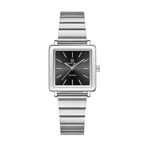 Naviforce 5048 Stainless Steel Strap Rainbow dial women wristwatch