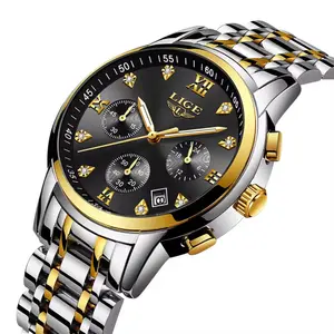 LIGE 10020 Analog Premium Stainless Steel Luxury Men's Watch - Variant 2