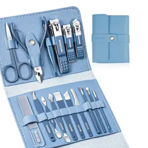 Stainless Steel Nail Clippers Manicure 16-Pcs Set