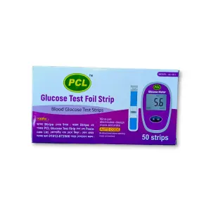 PCL AC-301 Care Foil Test Strips Pack for Measuring Blood Sugar