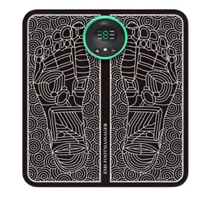 Portable Electric EMS Foot Massager Mat for Leg & Foot Relaxation