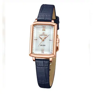 Naviforce NF5039 Leather Strap Waterproof Quartz Analog Women's Watch - Variant 3
