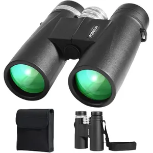 Bossdun 10x42 HD Vision Binoculars with BAK4 Prism FMC Coating Waterproof for Bird Watching & Travel