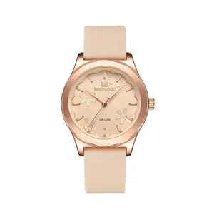 Naviforce NF5051 Comfortable Silicone Quartz Casual Fashion Women's Watch - Variant 1