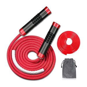 Redify Tangle-Free Weighted Jump Rope for MMA Boxing and Fitness Training - Variant 2