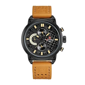 NAVIFORCE NF9068L Fashion Big Dial Multi-Function Waterproof Quartz Luxury Sports Men’s Watch - Variant 1