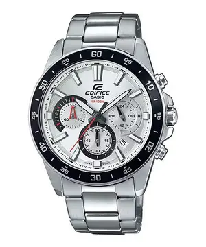 Casio EFV-570D-1AVUDF Edifice Stainless Steel Water Resistant Chronograph Analogue Men's Watch