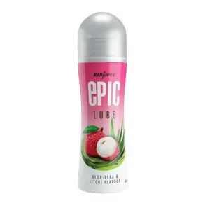 Manforce Epic Aloe-Vera & Litchi Flavoured Water-Based Lube Gel - 60ml