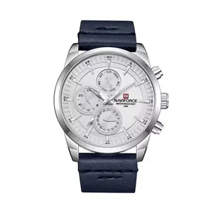 Naviforce NF9148 Custom Luxury Leather Strap Quartz Casual Men's Watch
