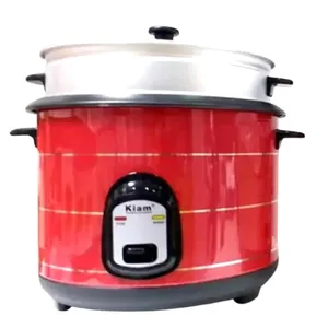 Kiam JSBB 604 Drum 2.8 Liter Double Pot Rice Cooker Maroon