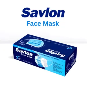 Savlon Hypoallergenic Soft Layer Surgical Face Mask 50pcs Box 