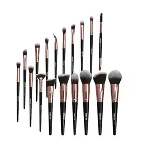 MAANGE 30157 18 Pcs Makeup Brushes Set Black Color