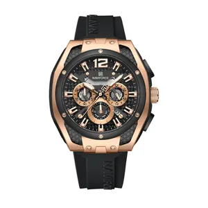 Naviforce NF 8063 Premium Silicon Strap Analog Sporty Men's Watch