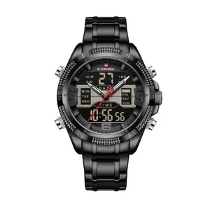 Naviforce NF9201 High Quality Stainless Steel Dual Movement Sport Fashion Men's Watch - Variant 1