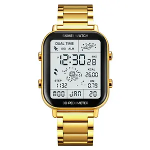 SKMEI 1888 Stainless Steel Calorie Mileage Digital Sporty Men's Watch - Variant 2
