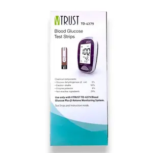 VTRUST TD-4279 Blood Glucose Test Strips for Blood Sugar Reading