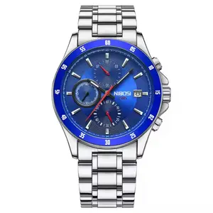 Nibosi 2530 Luxury Stainless Steel Chronograph Men's Watch - Variant 2