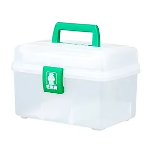 First Aid Kit Case Medicine Portable Plastic Household First Aid Storage Box