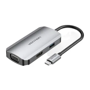 Vention TOAHB Multi-function USB-C 4-in-1 Docking Station