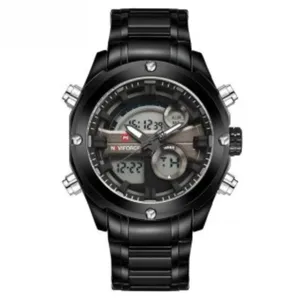 NAVIFORCE NF9088 Stainless Steel Dual Time Men's Watch - Variant 2