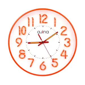 Ajina Maple Accurate Timekeeping Round Wall Clock