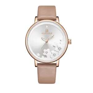 NAVIFORCE NF5012 PU Leather Analog Watch For Women - Variant 3