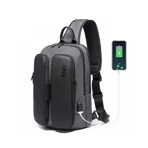 Bange BG-7079 Multi-compartment design Cross body Bag With USB Charging