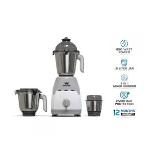 WALTON VK Series WBL-VK85N 850W 3-in-1 Heavy-Duty Mixer Grinder 