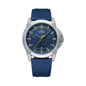 Naviforce NF8031 Lightweight Comfortable Silicone Band Simple Sports Men's Watch - Variant 3