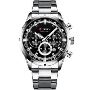 Curren 8355 High Quality Stainless Steel Chronograph Men's Watch - Variant 2