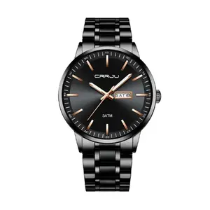 CRRJU 2193 High Qualityy Stainless Steel Sport and Casual Fashion Men's Watch