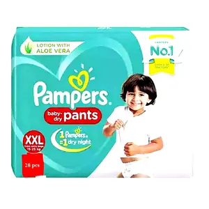 Pampers Double Leak Guard Pants System Baby Diaper