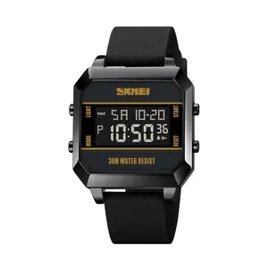 SKMEI 1848 Cyberpunk Analog Display PU Leather Fashion and Sporty Men's Watch