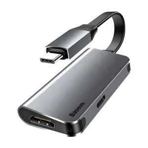 BASEUS CAHUB-E0G TYPE C TO 4K HDMI SMART HUB CONVERTER