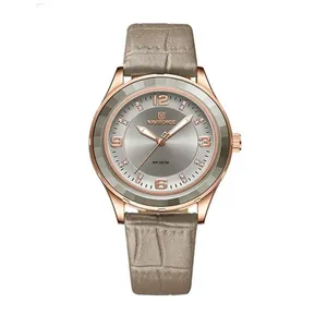 Naviforce NF5040 Genuine Leather Strap Quartz Analog Fashion Men’s Watch - Variant 3