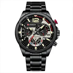 Curren 8395 Stainless Steel Chronograph Multifunctional Classic Men's Watch - Variant 3