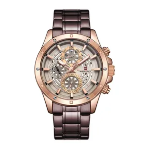 Naviforce NF9150 Luxury Steel Quartz Waterproof Sport Men's Watch - Variant 1