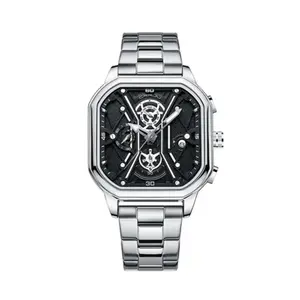 CRRJU 2313 Comfortable Stainless Steel Multifunctional Chronograph Luminous Dial Casual Men's Watch - Variant 2