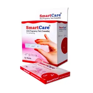 Smart Care One Step at home Urine HCG Pregnancy Test Kit 12 Pcs
