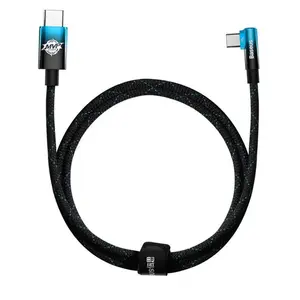 Baseus 100W Type-C to Type-C 1m Nylon Braided Elbow Charging Cable