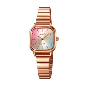 SKMEI 2190 Stainless Steel Strap Rainbow dial women wristwatch - Variant 3