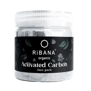 Ribana Activated Charcoal Reduces Oil Skin Face pack - 50gm
