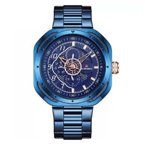 Naviforce NF9141 Luxury Stainless Steel Chronograph Men's Watch - Variant 1