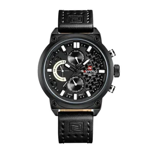 NAVIFORCE NF9068L Fashion Big Dial Multi-Function Waterproof Quartz Luxury Sports Men’s Watch