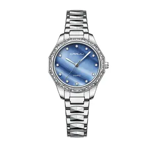 CRRJU 2195 New Arrive Luxury Casual Waterproof Quartz Women Watch