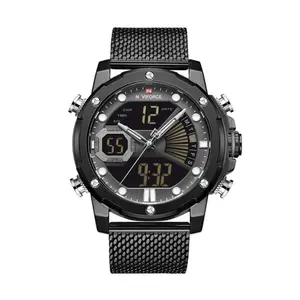 Naviforce NF9172 Stainless Steel Dual Movement Fashion and Casual Men's Watch - Variant 1